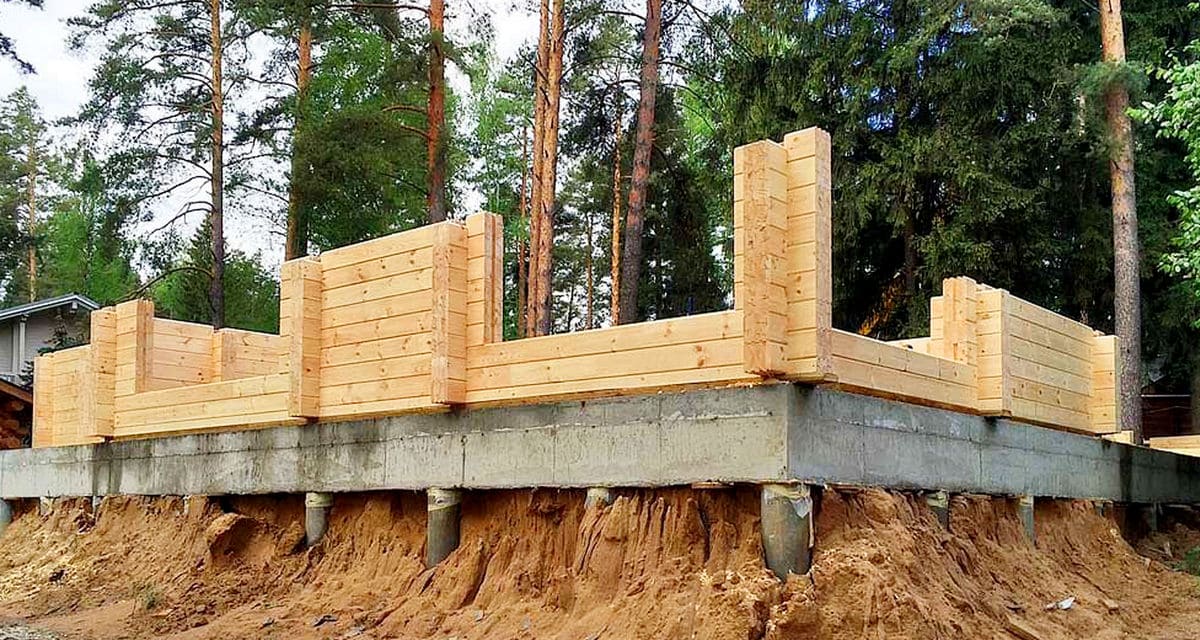 Как сделать фундамент для старого деревянного дома