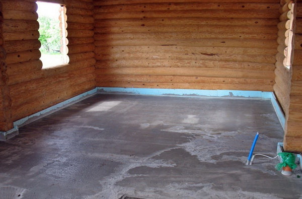 Чем покрыть бетонный пол в бане вместо плитки